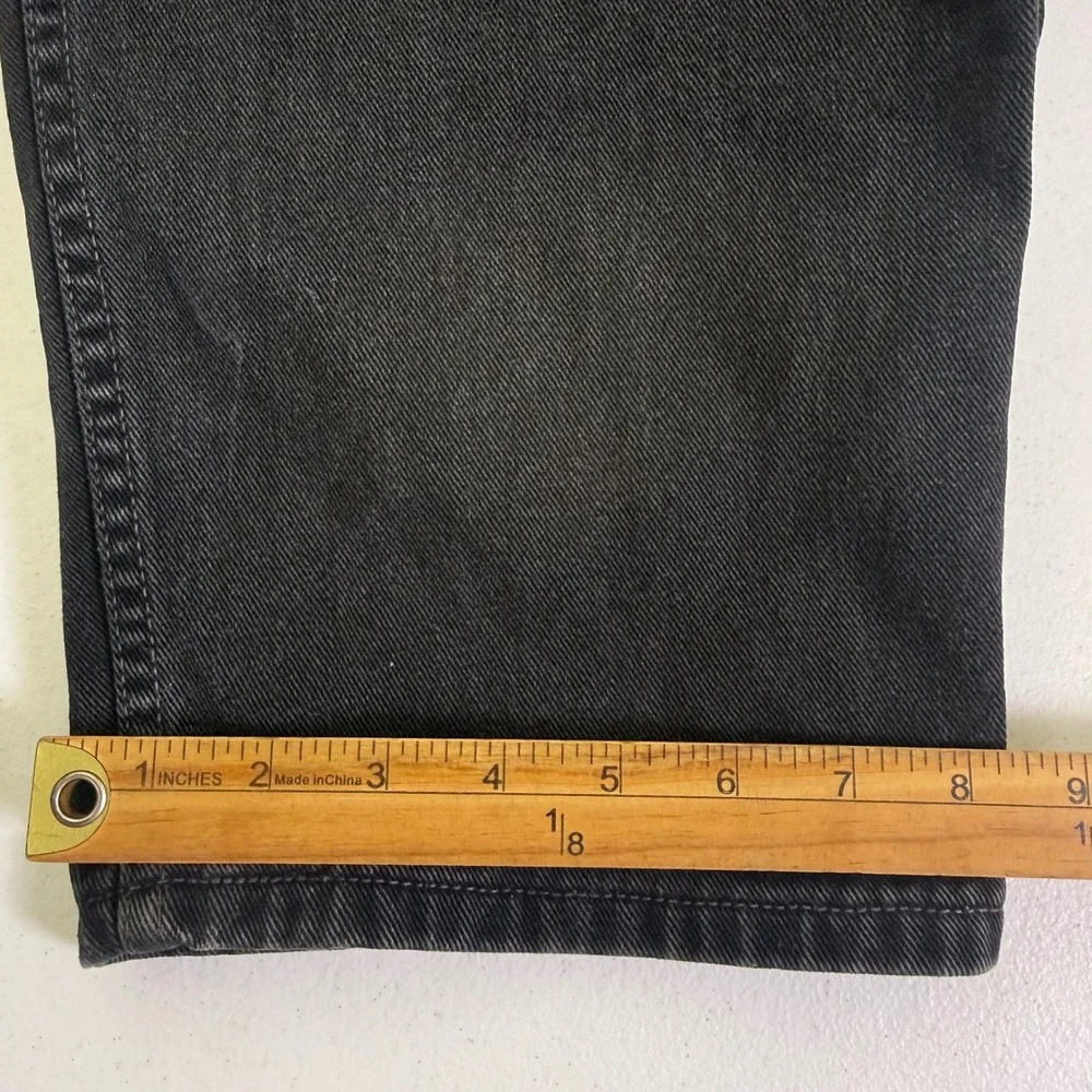 VINTAGE‎ Levi Jeans 550 38x30 Actual(36x29) Faded Black Relaxed USA 80s 90s